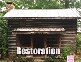 Historic Log Cabin Restoration  Fair Bluff, North Carolina